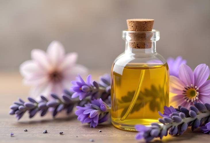 Lavender Oil and Fresh Flowers A Beautiful Pair